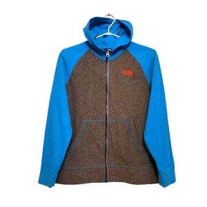 The North Face fleece hooded jacket, youth kids L (14/16) boy